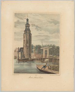 Blick auf den Montelbaanstoren in Amsterdam (Gesichter der sechs wichtigsten Türme der Stadt Amsterdam. 2. Heft) von Anonymous