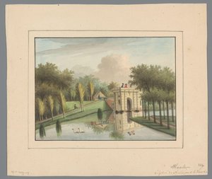 Ansicht des Nieuwpoort in Haarlem von Anonymous