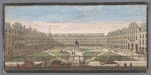Blick auf den Place Royale in Paris