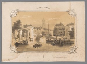 Blick auf die Waard-Barriere in Utrecht von Anonymous