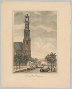 Ansicht des Westerturms in Amsterdam