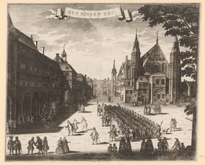 Ansicht des Binnenhofs in Den Haag von Anonymous