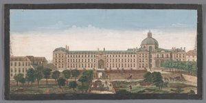 Ansicht des Hôpital de la Salpêtrière in Paris von Anonymous