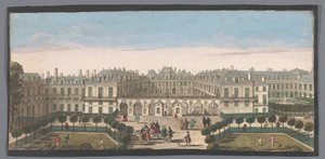 Ansicht des Palais Royal in Paris von Anonymous