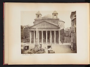 Ansicht des Pantheon in Rom, Italien von Anonymous