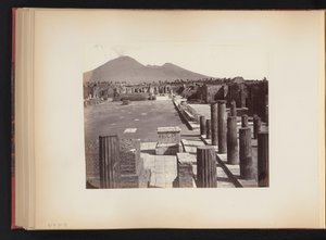 Ansicht des Piazza del Foro in Pompeji, Italien von Anonymous