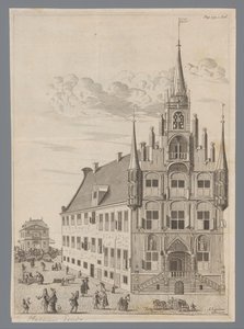 Ansicht des Rathauses von Gouda