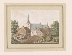 Ansicht des Dorfes Etten in Nordbrabant