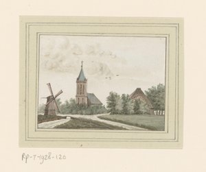 Ansicht des Dorfes Hoogwoud
