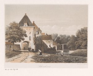 Ansicht auf das Stadttor von Schoonhoven von Anonymous