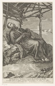 Heiliger Franz Xaver auf seinem Sterbebett von Anonymous