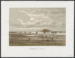 IJsselspoorbrug Zwolle, 1864 (De Voornaamste Spoorwegbruggen in Nederland) von Anonymous