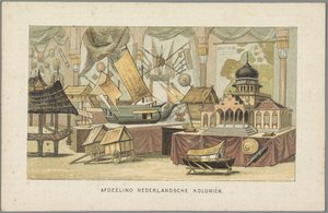 Im Gebäude der niederländischen Kolonien auf der Weltausstellung in Amsterdam, 1883 von Anonymous