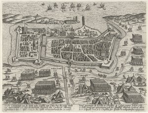 Einnahme von Calais durch Erzherzog Albrecht, 1596