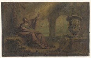 Johannes auf Patmos (?)