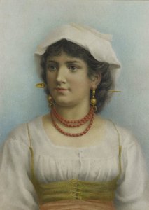 Junge Frau in Tracht