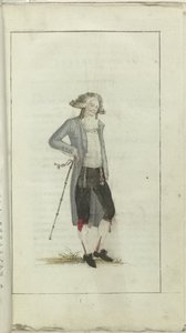 Kabinet der Mode und des Geschmacks 1791, Pl. I: Petit Maitre