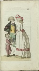 Kabinet der Mode und des Geschmacks 1791, Pl. XIII von Anonymous