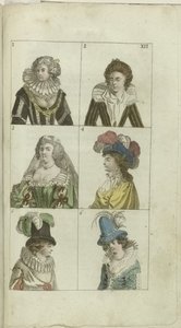 Kabinet der Mode und des Geschmacks 1791, Pl. XII von Anonymous