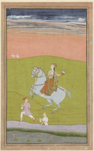 Königin Chand Bibi zu Pferd
