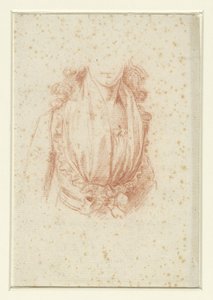 Kostümstudie für ein Porträt von Madame Moreau von Anonymous