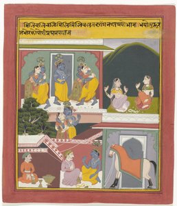 Krishna und Radha