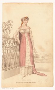 La Belle Assemblée, 1. März 1813, Nr. 42 (Neue Serie): Abendkleid von Anonymous