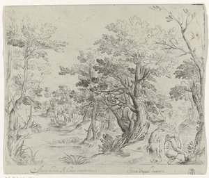 Landschaft mit Venus, die um den Tod von Adonis trauert von Anonymous