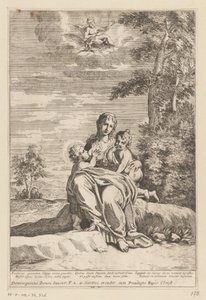 Latona mit Diana und Apollo auf Delos von Anonymous