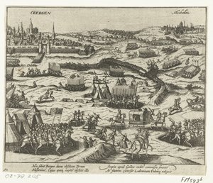 Lodewijk von Nassau verlässt Bergen, 1572