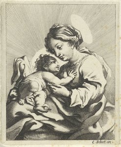 Maria mit dem Christuskind von Anonymous