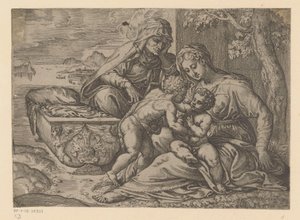 Maria mit dem Christuskind, Johannes dem Täufer und Elisabeth