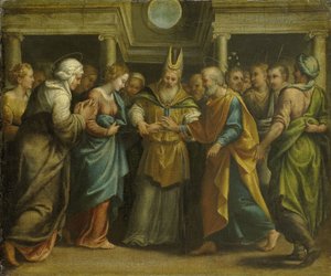 Die Heirat von Maria und Joseph von Anonymous