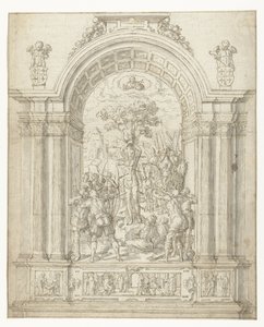 Martyrium des heiligen Sebastian von Anonymous