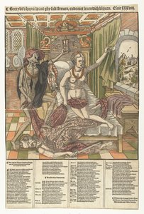 Liebendes Paar und der Tod