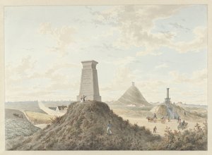 Denkmäler bei Waterloo, 1815