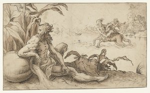 Entführung von Deïanira durch Nessus