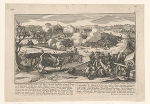 Übergabe von General Burgoyne an General Gates am 17. Oktober 1777