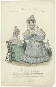Petit Courrier des Dames, 20. September 1834, Nr. 1095: Hut in Pou de Soi