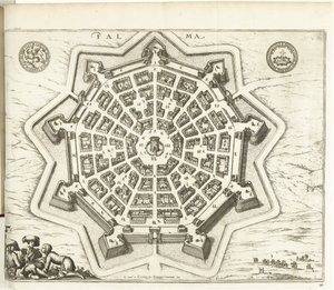 Grundriss von Palmanova, 1726 von Anonymous