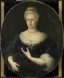 Porträt von Elisabeth van Oosten (1660-1714). Ehefrau von Abraham van Riebeeck von Anonymous