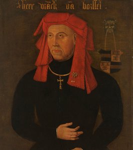 Porträt von Frank van Borselen, Herr von Sint Maartensdijk und Statthalter von Holland, vierter Ehemann von Jacoba von Bayern, Gräfin von Holland und Zeeland
