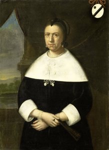 Porträt von Maria Quevellerius (1629-64), erste Ehefrau von Jan van Riebeeck, oder seine zweite Ehefrau Maria Scipio (ca. 1630-95)