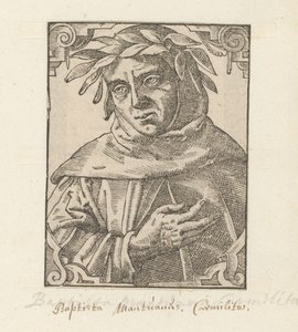 Porträt von Baptista Mantuanus