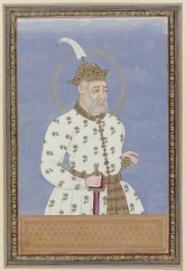 Porträt von Bara Malik; er war zuerst Wesir des Sultans von Bidar; später wurde er Herrscher von Golconda und gründete Golconda von Anonymous
