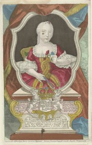 Porträt von Carolina, Prinzessin von Oranien-Nassau von Anonymous