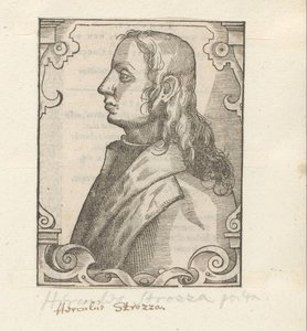 Porträt von Ercole Strozzi von Anonymous