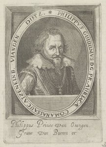 Porträt von Filips Willem, Prinz von Oranien