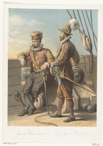 Porträts der Wassergeusen Jan van Duivenvoorde und Lancelot van Brederode, 1572