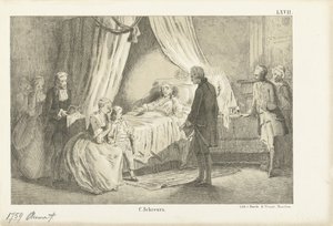 Prinzessin Anna auf ihrem Sterbebett, 1759